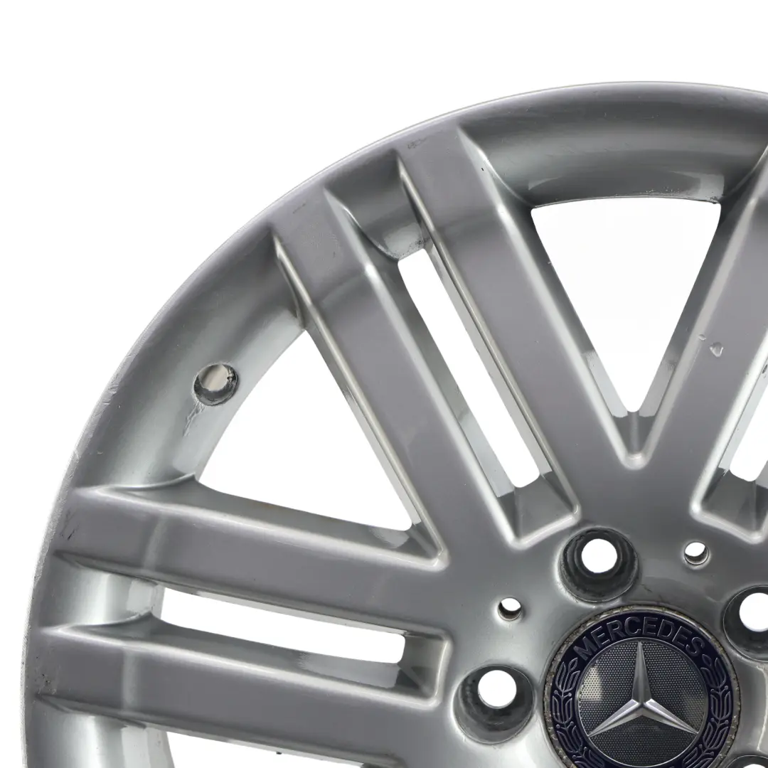 Mercedes W204 Silver Front Wheel Alloy Rim 17" 7.5J ET:47 - SKU A2044010502-1 - Part number A2044010502