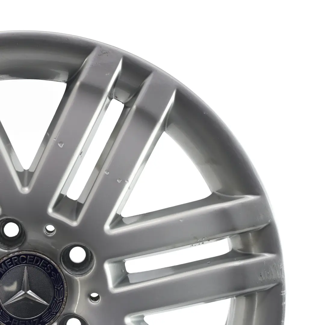Mercedes W204 Silver Front Wheel Alloy Rim 17" 7.5J ET:47 - SKU A2044010502-1 - Part number A2044010502
