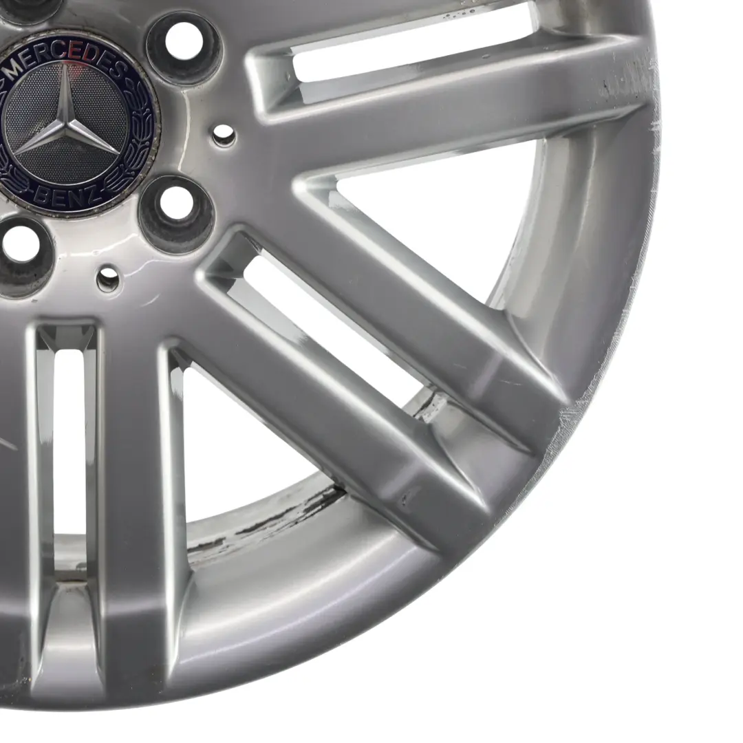 Mercedes W204 Silver Front Wheel Alloy Rim 17" 7.5J ET:47 - SKU A2044010502-1 - Part number A2044010502