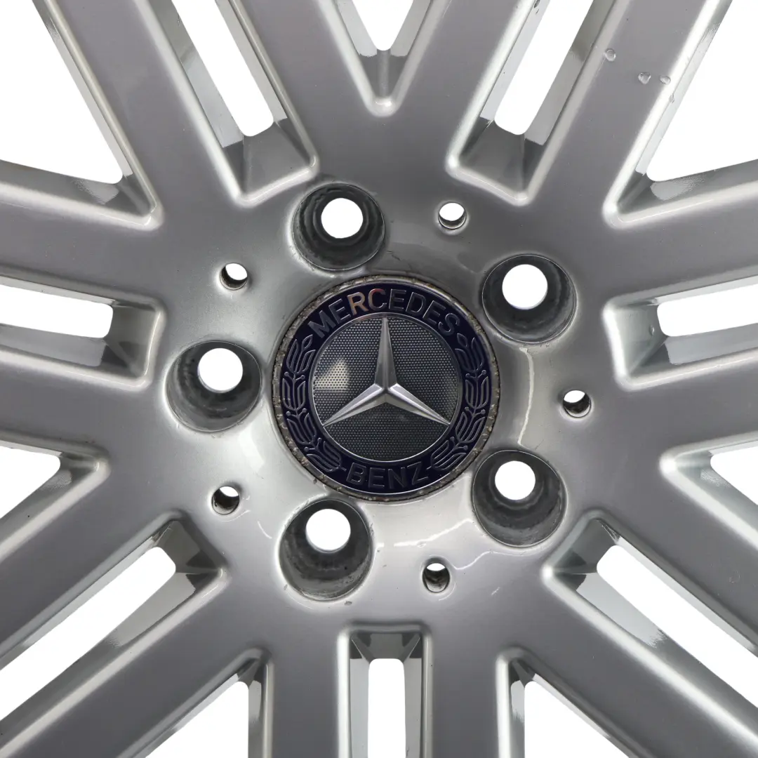 Mercedes W204 Silver Front Wheel Alloy Rim 17" 7.5J ET:47 - SKU A2044010502-1 - Part number A2044010502