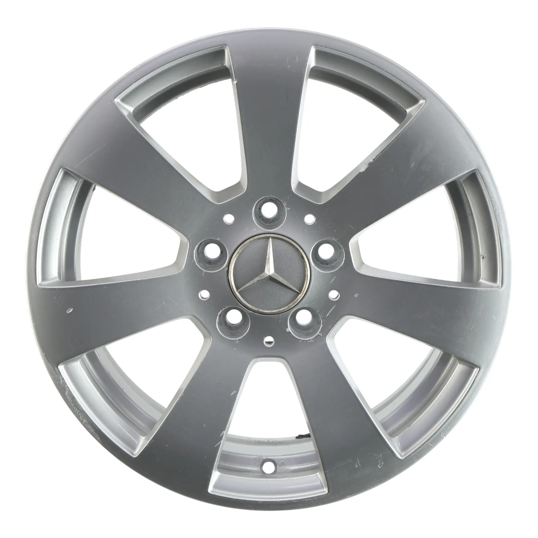 Mercedes W204 Cerchio in lega argento 7 razze 16" 6J ET:39 A2044011002