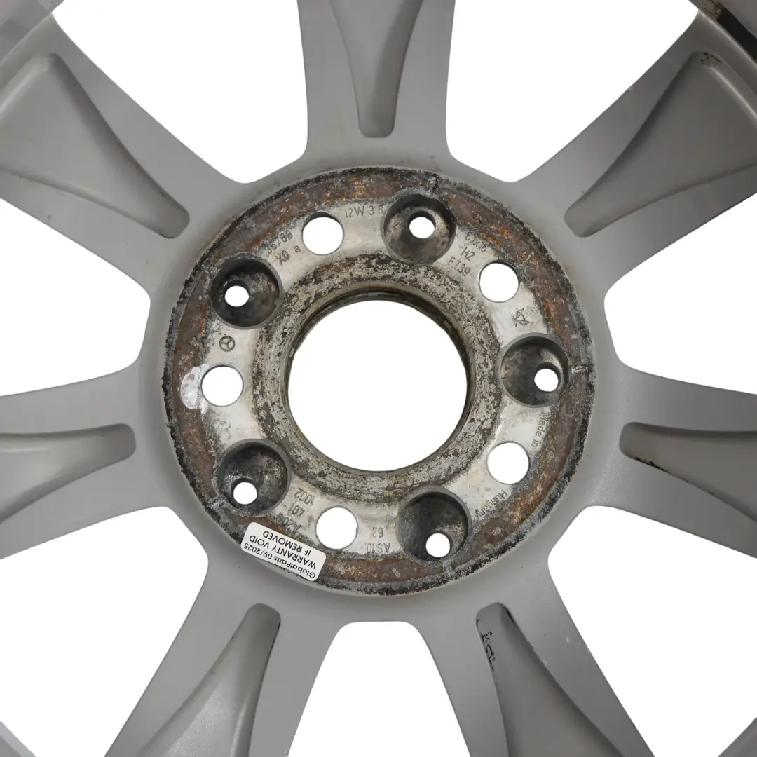 Mercedes W204 Cerchio in lega argento 7 razze 16" 6J ET:39 - SKU A2044011002-2 - Numero di parte A2044011002