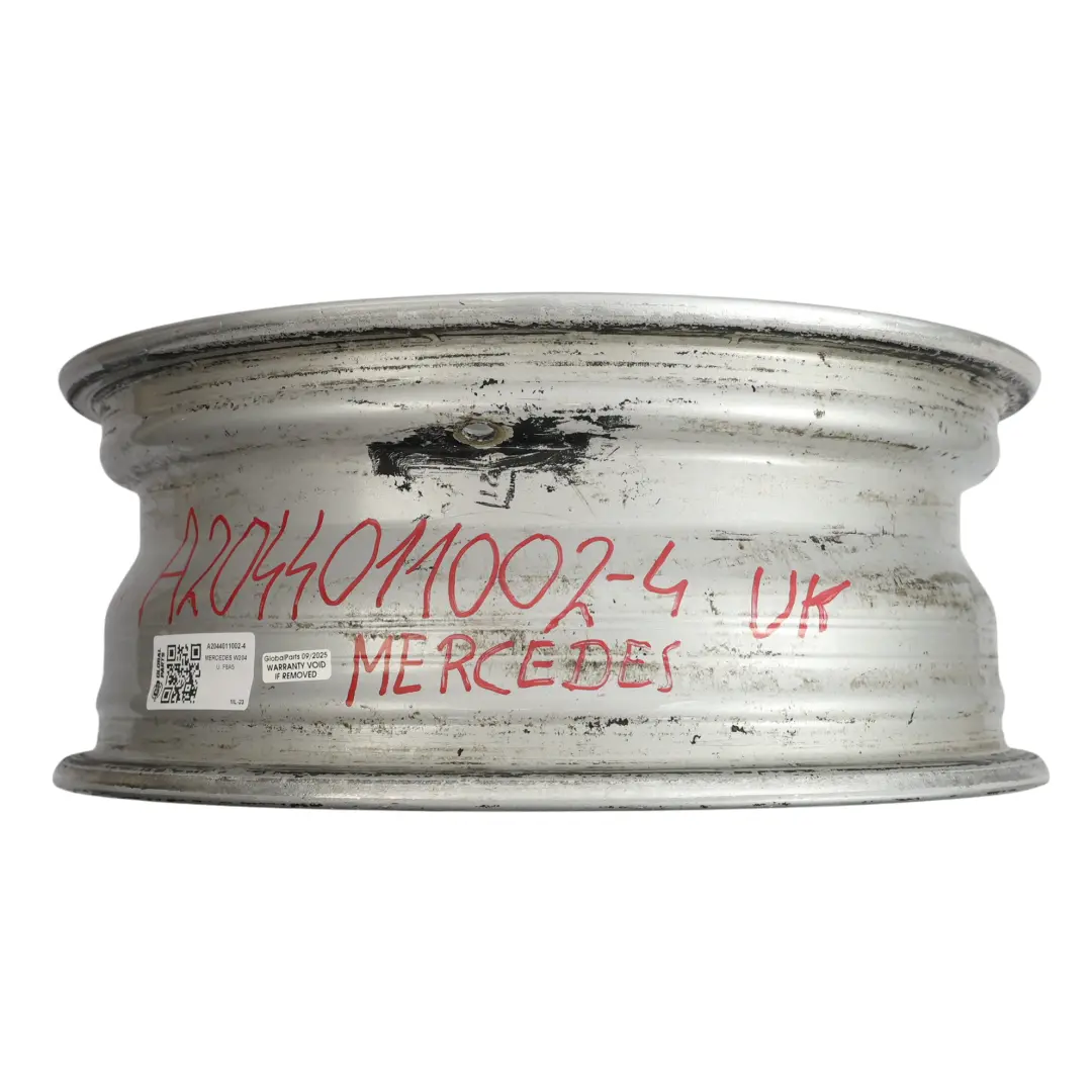 Alloy Wheel Rim 7 Spoke 16" 6J ET:39 to Mercedes W204 Silver with Part number A2044011002 Mercedes W204 Silver Alloy Wheel Rim 7 Spoke 16" 6J ET:39 - SKU A2044011002-4 - Part number A2044011002