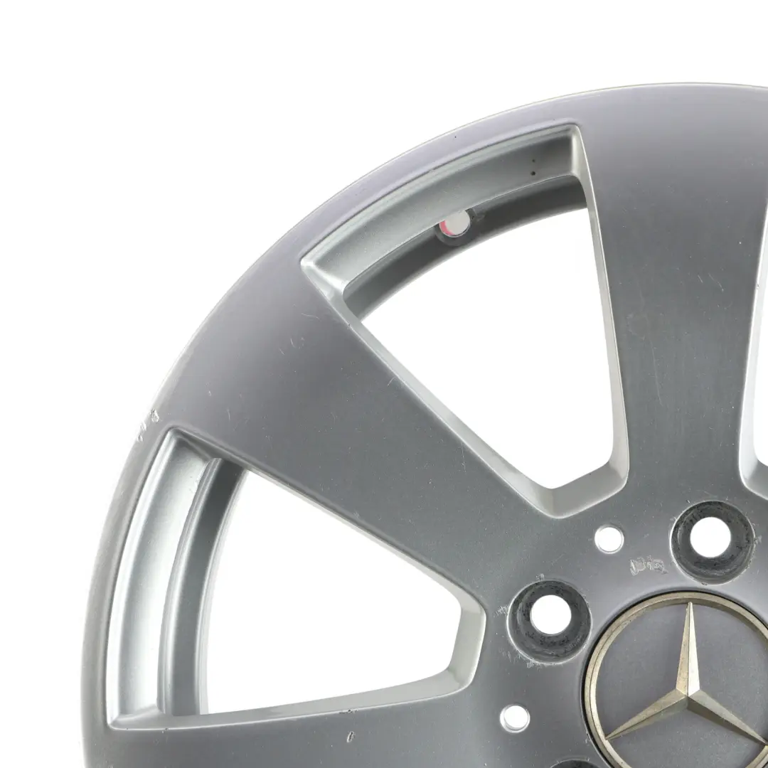 Alloy Wheel Rim 7 Spoke 16" 6J ET:39 to Mercedes W204 Silver with Part number A2044011002 Mercedes W204 Silver Alloy Wheel Rim 7 Spoke 16" 6J ET:39 - SKU A2044011002-4 - Part number A2044011002