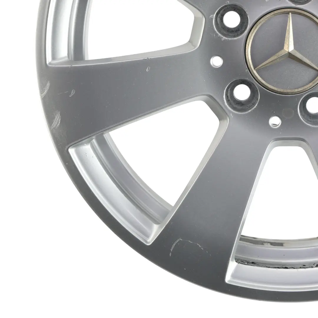 Mercedes W204 Silver Alloy Wheel Rim 7 Spoke 16" 6J ET:39 - SKU A2044011002-4 - Part number A2044011002