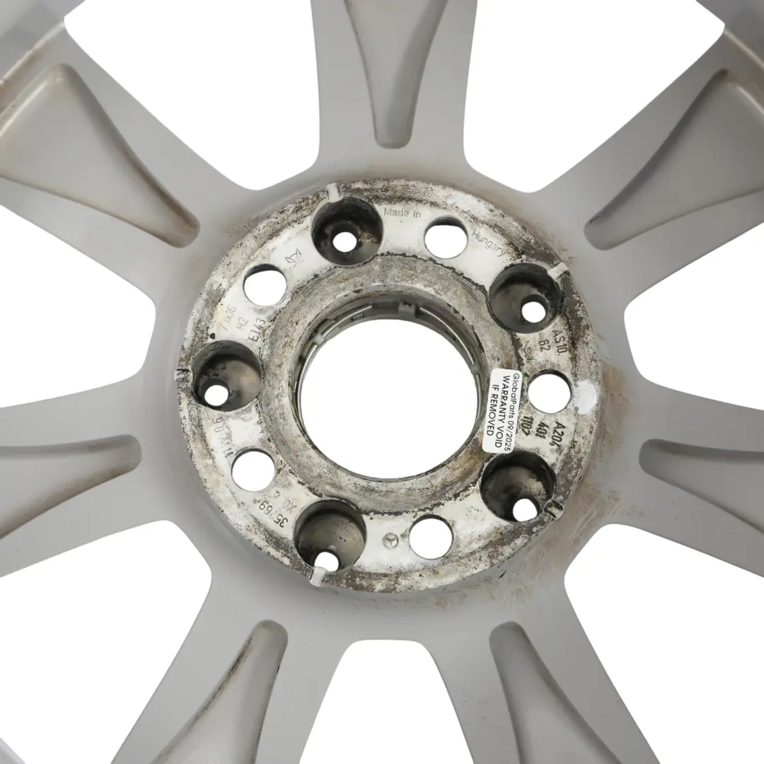 Mercedes W204 Wheel Rim Silver 7 Hole Alloy 16" ET:43 7J - SKU A2044011102-1 - Part number A2044011102