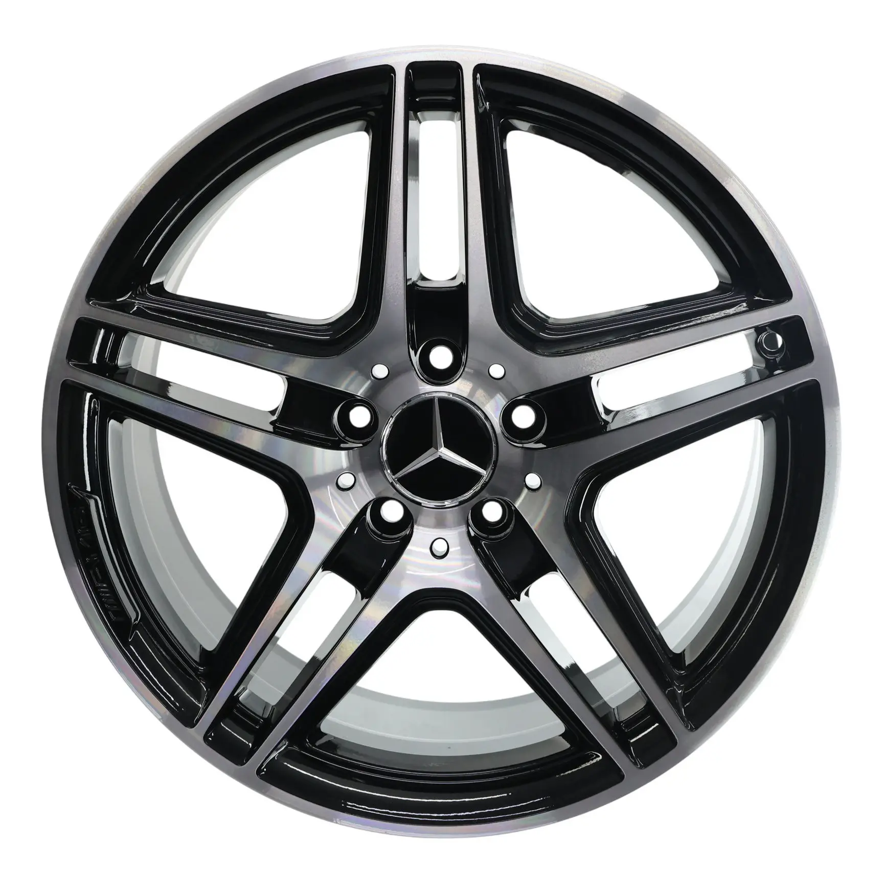 Mercedes W204 AMG Jante Alliage Noir 5 Doubles Branches 18" ET:50 8J A2044014102