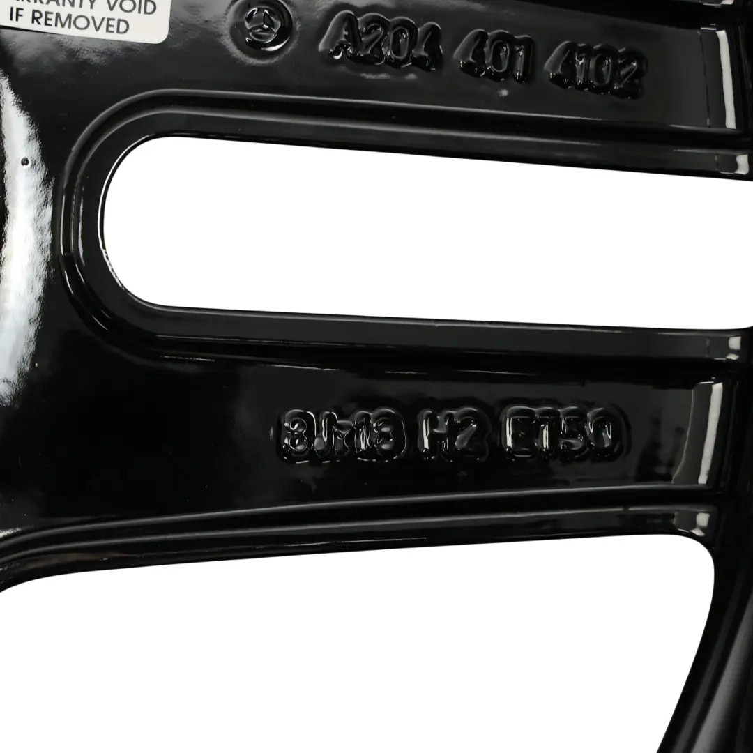 Felga Aluminiowa Czarna 18" ET:50 8J do Mercedes W204 AMG o numerze A2044014102 Mercedes W204 AMG Felga Aluminiowa Czarna 18" ET:50 8J - SKU A2044014102 - Numer Części A2044014102