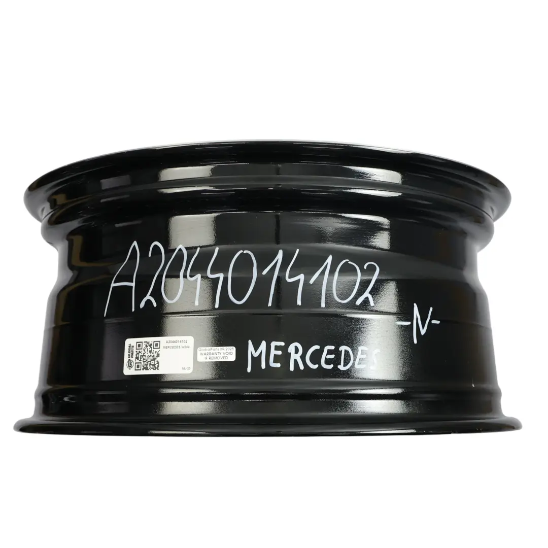 Mercedes W204 AMG Jante Alliage Noir 5 Doubles Branches 18" ET:50 8J - SKU A2044014102 - Numéro de pièce A2044014102