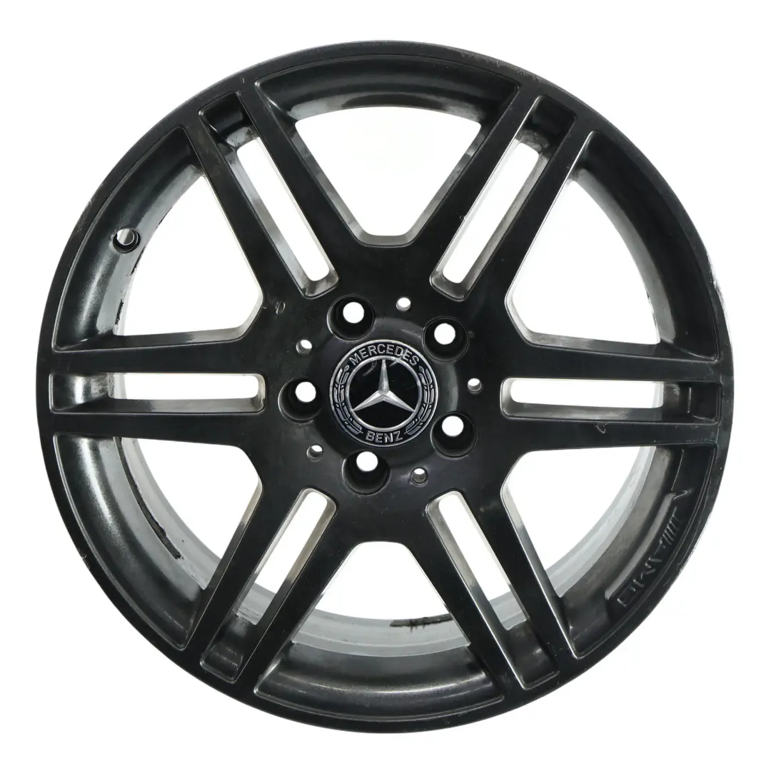 Rim Alloy Grey 17" ET:47 7.5J 6 Double Spoke to Mercedes W204 AMG Wheel with Part number A2044014502 Mercedes W204 AMG Wheel Rim Alloy Grey 17" ET:47 7.5J 6 Double Spoke - SKU A2044014502-10 - Part number A2044014502