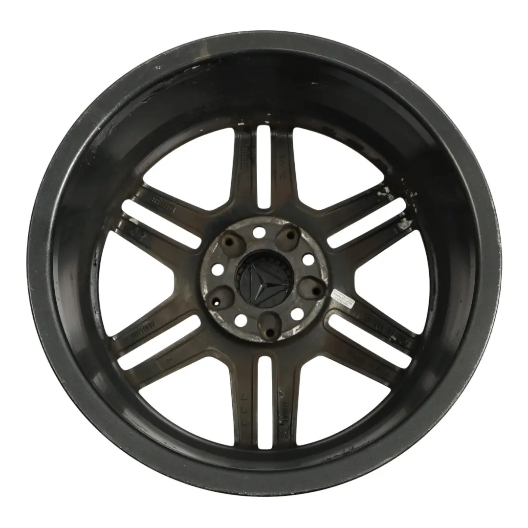 Mercedes W204 AMG Wheel Rim Alloy Grey 17" ET:47 7.5J 6 Double Spoke - SKU A2044014502-10 - Part number A2044014502