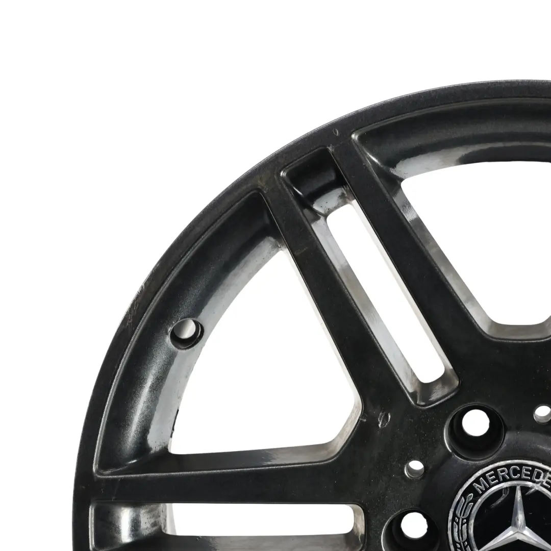 Mercedes W204 AMG Wheel Rim Alloy Grey 17" ET:47 7.5J 6 Double Spoke - SKU A2044014502-10 - Part number A2044014502