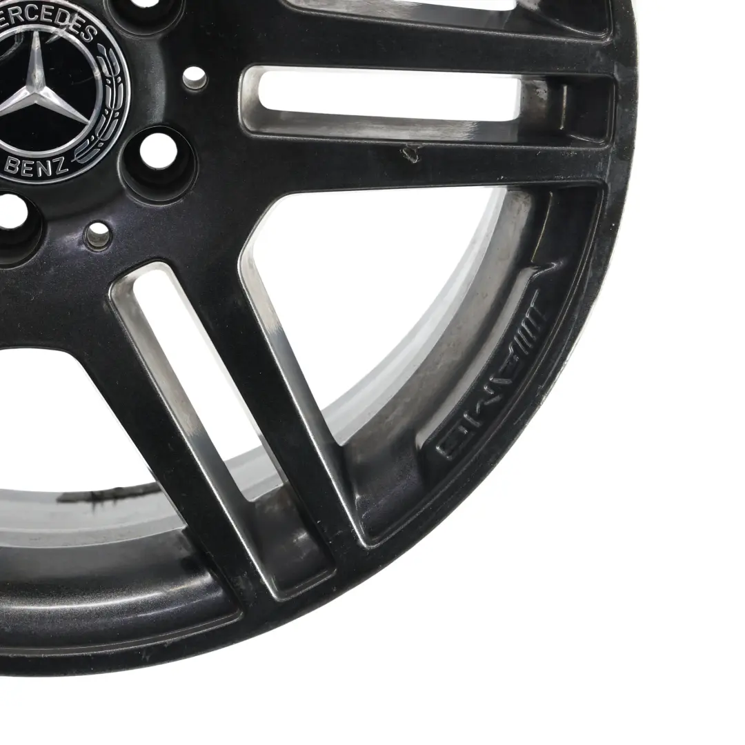 Mercedes W204 AMG Wheel Rim Alloy Grey 17" ET:47 7.5J 6 Double Spoke - SKU A2044014502-10 - Part number A2044014502