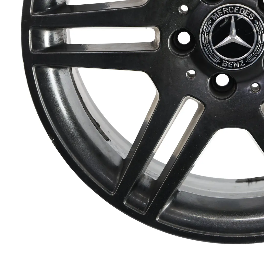 Mercedes W204 AMG Wheel Rim Alloy Grey 17" ET:47 7.5J 6 Double Spoke - SKU A2044014502-10 - Part number A2044014502