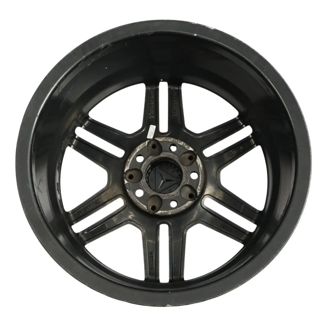 Mercedes W204 AMG Wheel Rim Alloy Grey 17" ET:47 7.5J 6 Double Spoke - SKU A2044014502-9 - Part number A2044014502