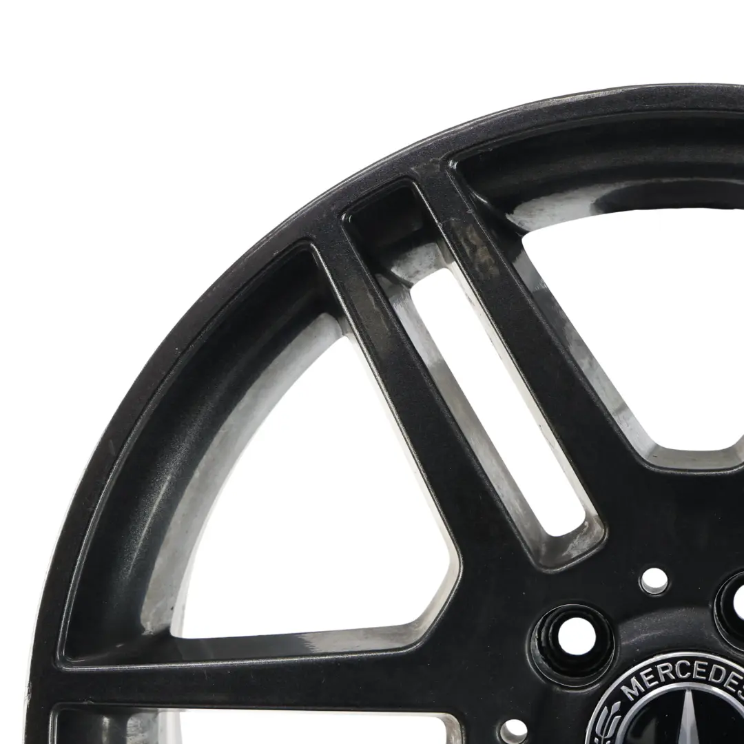 Mercedes W204 AMG Wheel Rim Alloy Grey 17" ET:47 7.5J 6 Double Spoke - SKU A2044014502-9 - Part number A2044014502