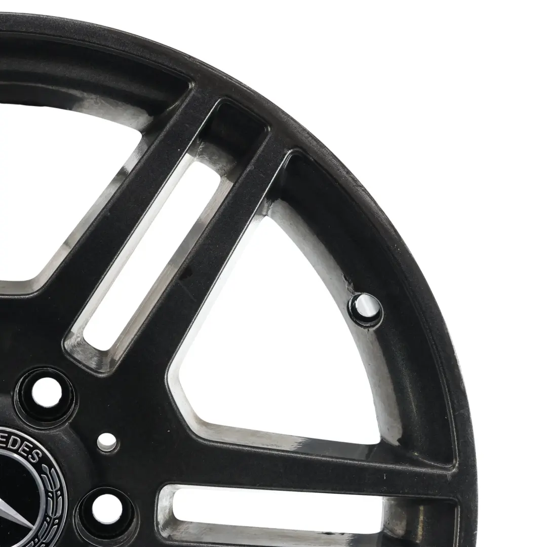 Mercedes W204 AMG Wheel Rim Alloy Grey 17" ET:47 7.5J 6 Double Spoke - SKU A2044014502-9 - Part number A2044014502