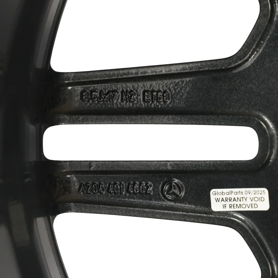 Mercedes W204 AMG Grigio Cerchio in lega posteriore 17" ET:58 8,5J - SKU A2044014602-8 - Numero di parte A2044014602