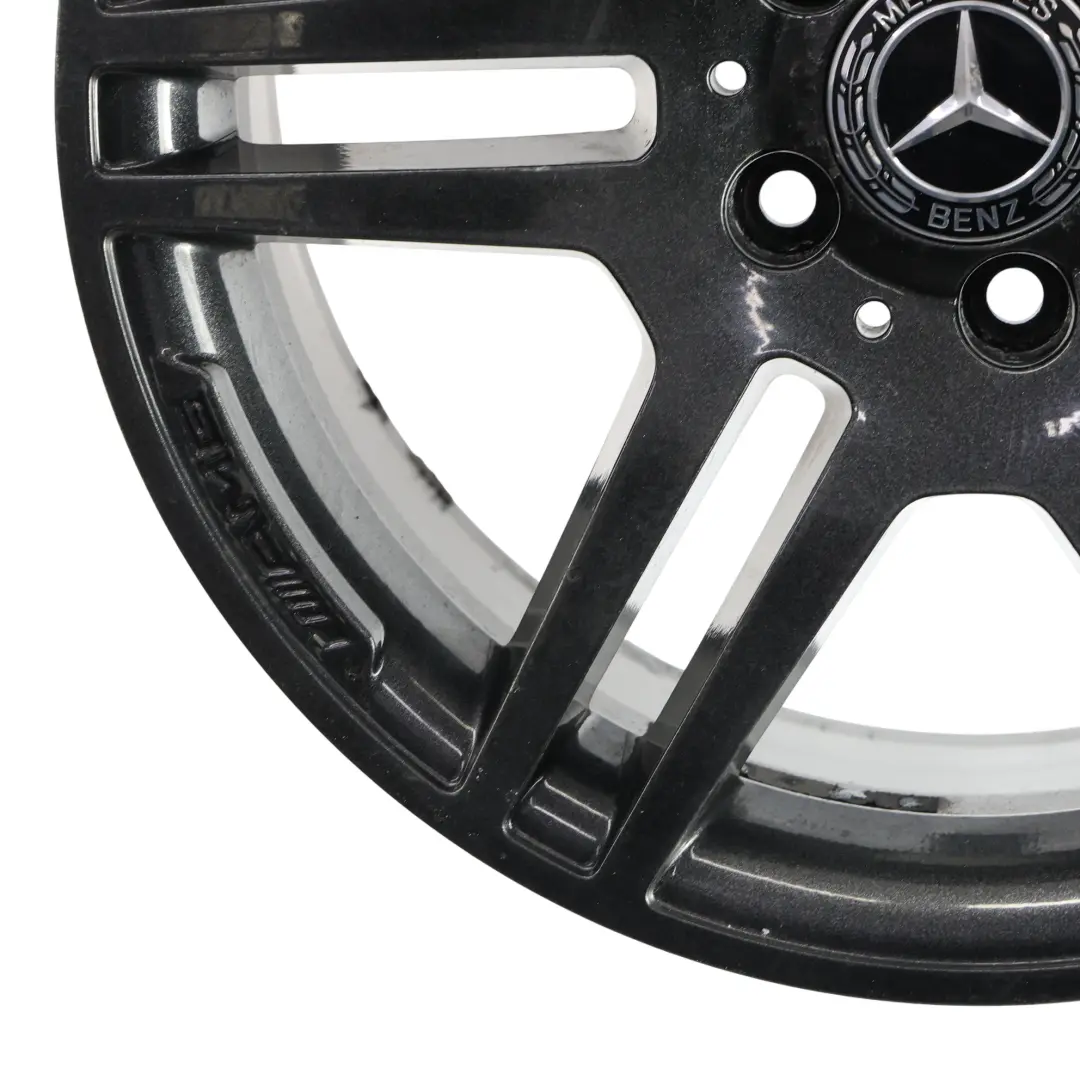 Jante arrière en alliage gris 17" ET:58 8,5J pour Mercedes W204 AMG à propos du numéro de pièce A2044014602 Mercedes W204 AMG Jante arrière en alliage gris 17" ET:58 8,5J - SKU A2044014602-8 - Numéro de pièce A2044014602