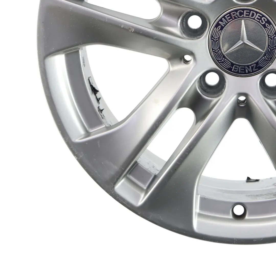 Mercedes W204 Alloy Wheel Rim 16" ET:43 7J 5 Double Spoke - SKU A2044017202-1 - Part number A2044017202