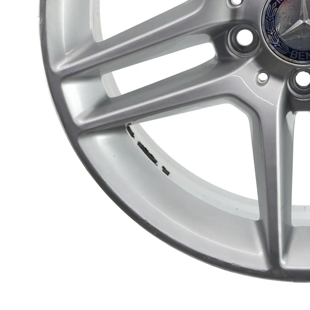 Silberne Leicht metall felge 17" ET:47 7,5J für Mercedes W204 AMG mit Teilenummer A2044019602 Mercedes W204 AMG Silberne Leicht metall felge 17" ET:47 7,5J - SKU A2044019602-1 - Teilenummer A2044019602