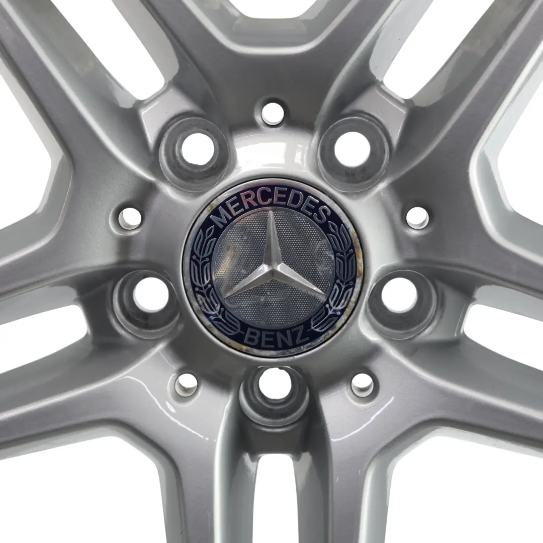  Llanta de aleación plateada Mercedes W204 AMG 17" ET:47 7,5J - SKU A2044019602-1 - Número de pieza A2044019602