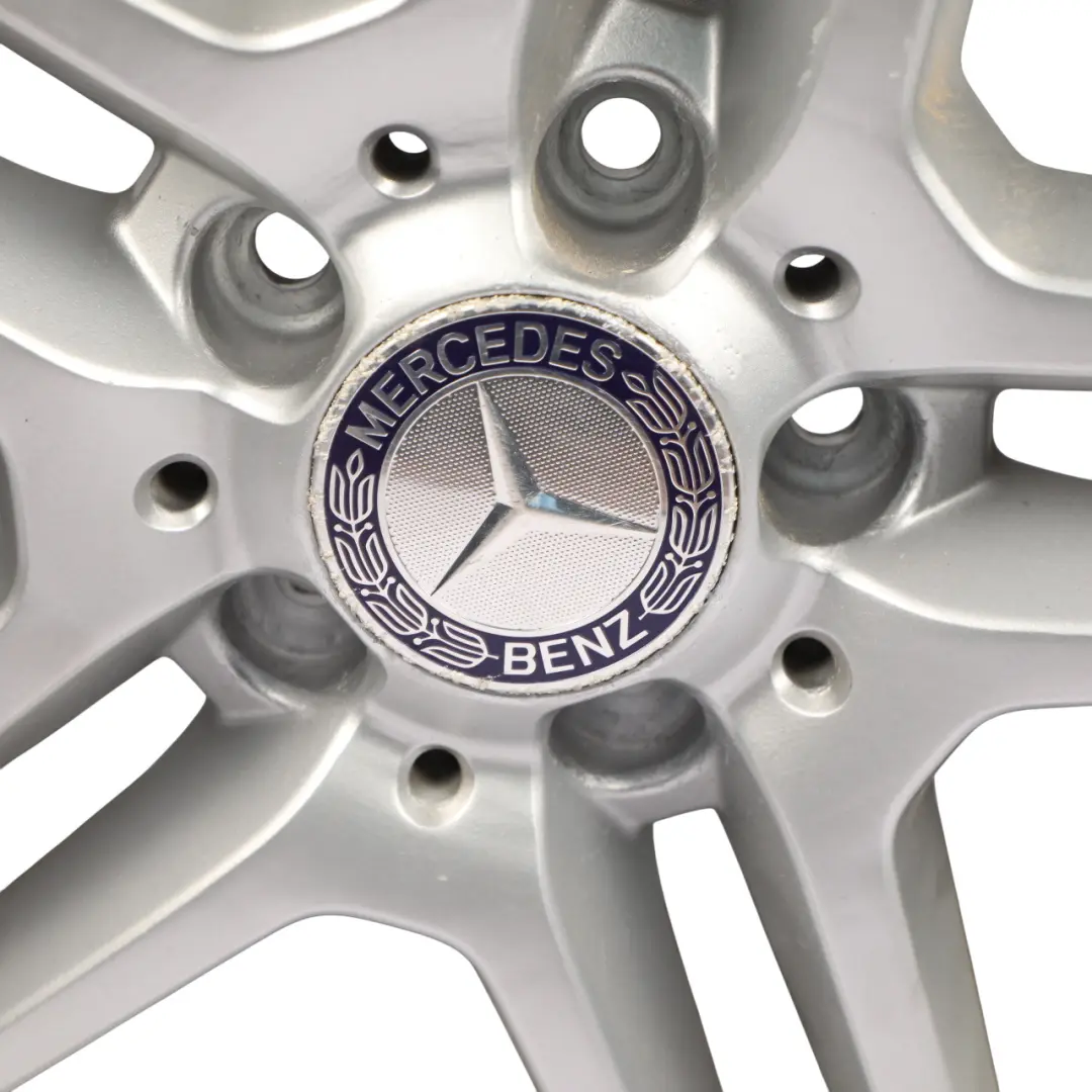 Mercedes W204 Llanta Aleación Trasera 17" 8.5J ET:58 5 Radios Dobles - SKU A2044019702-5 - Número de pieza A2044019702