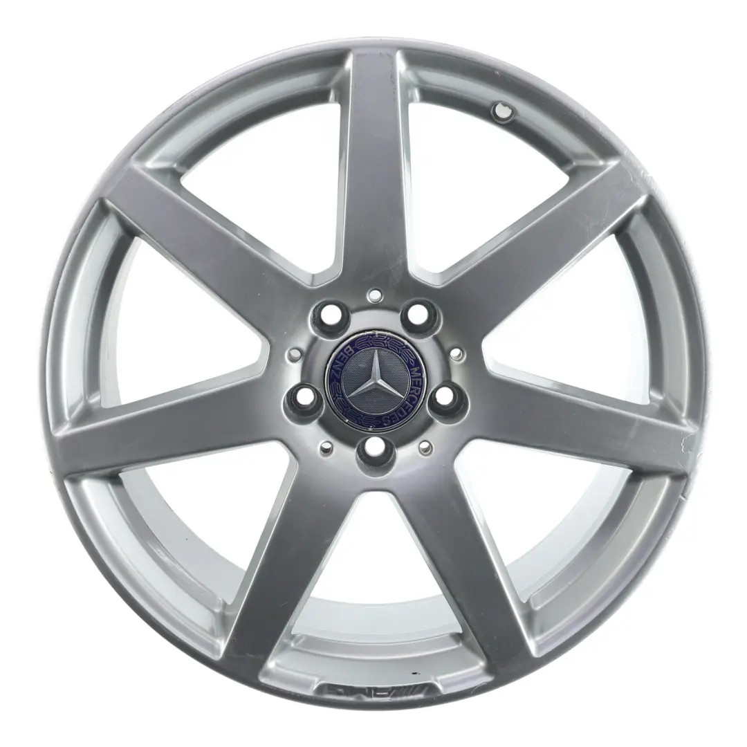 Mercedes W204 7-Spoke Front Alloy Wheel Rim 18" 8J ET:50 - SKU A2044019802-1 - Part number A2044019802