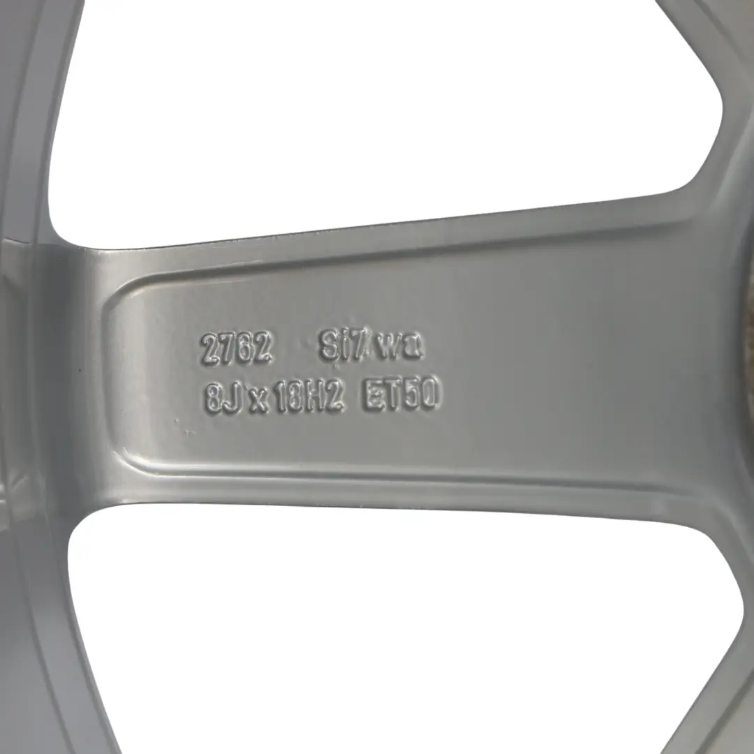 Mercedes W204 7-Spoke Front Alloy Wheel Rim 18" 8J ET:50 - SKU A2044019802-1 - Part number A2044019802