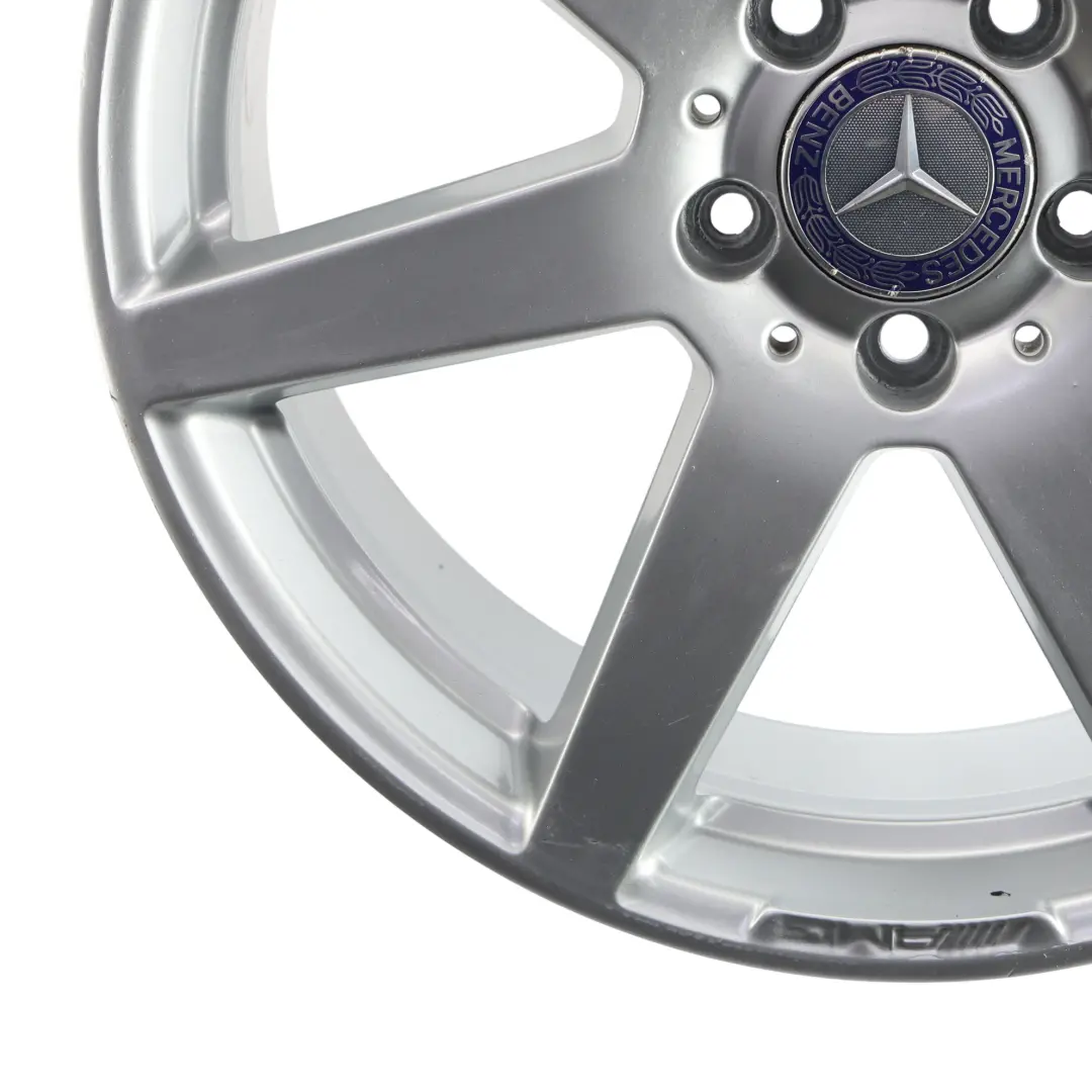 Mercedes W204 7-Spoke Front Alloy Wheel Rim 18" 8J ET:50 - SKU A2044019802-1 - Part number A2044019802