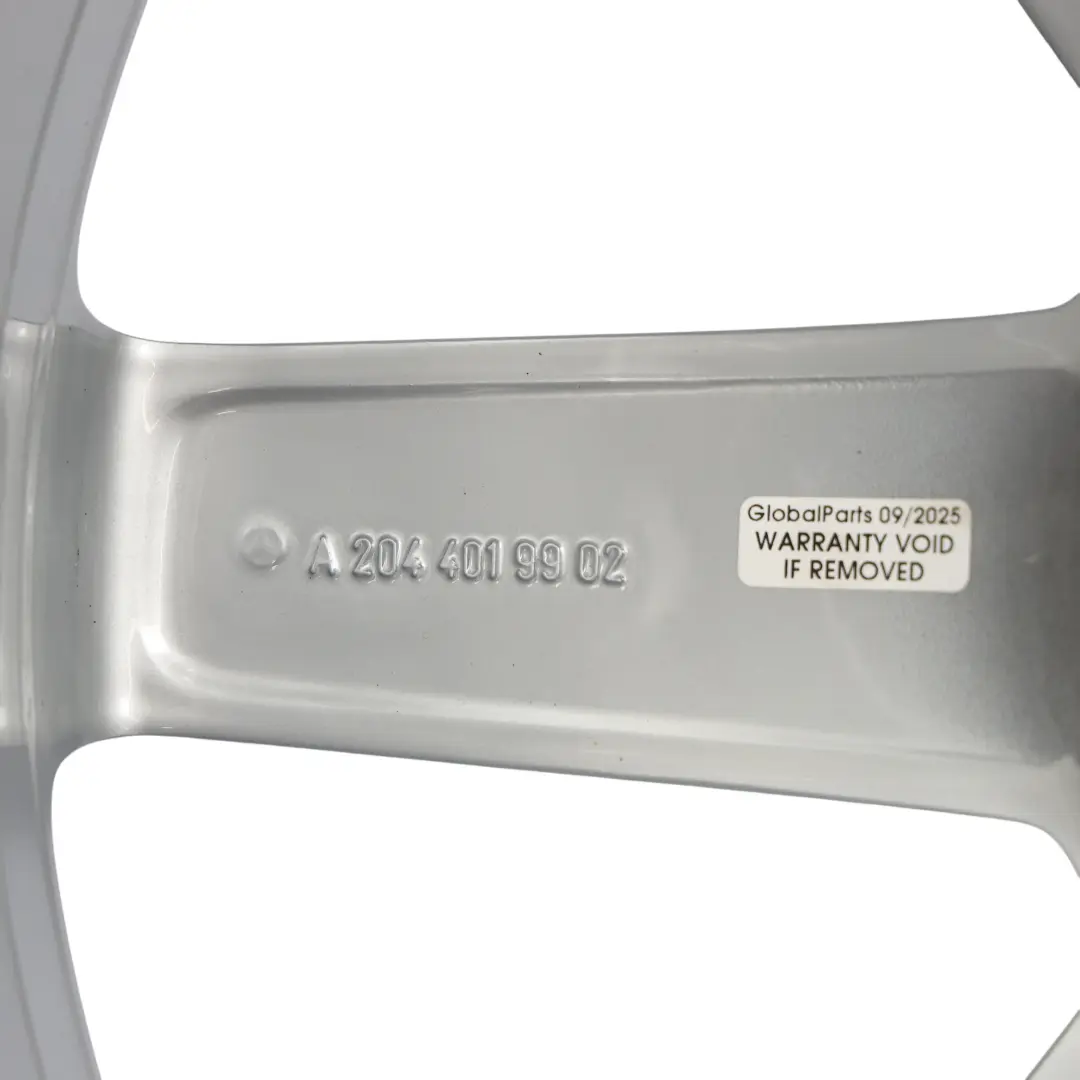 Cerchio In Lega Posteriore 18" 8,5J 7-Spoke ET:54 per Mercedes W204 AMG con numero di parte A2044019902 Mercedes W204 AMG Cerchio In Lega Posteriore 18" 8,5J 7-Spoke ET:54 - SKU A2044019902-9 - Numero di parte A2044019902