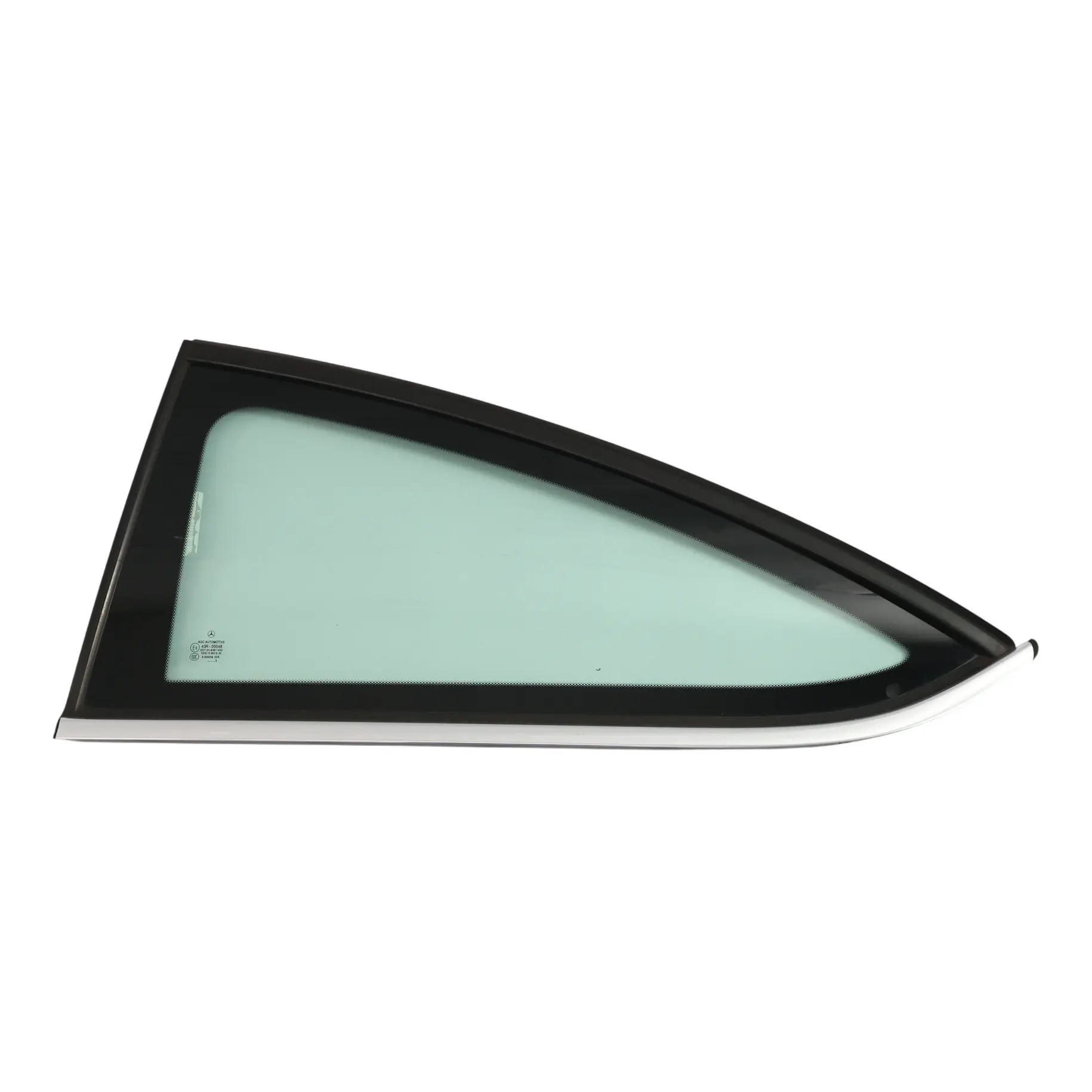 Mercedes W204 Quarter Side Window Coupe Rear Left N/S Green Window Glass AS2