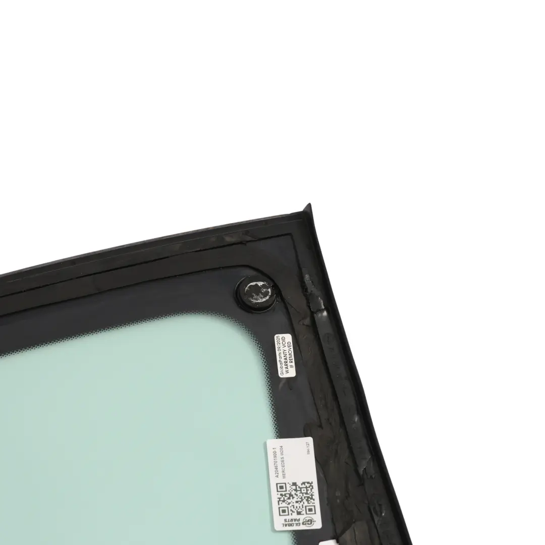 Mercedes W204 Quarter Side Window Coupe Rear Left N/S Green Window Glass AS2 - SKU A2046701900-1 - Part number A2046701900
