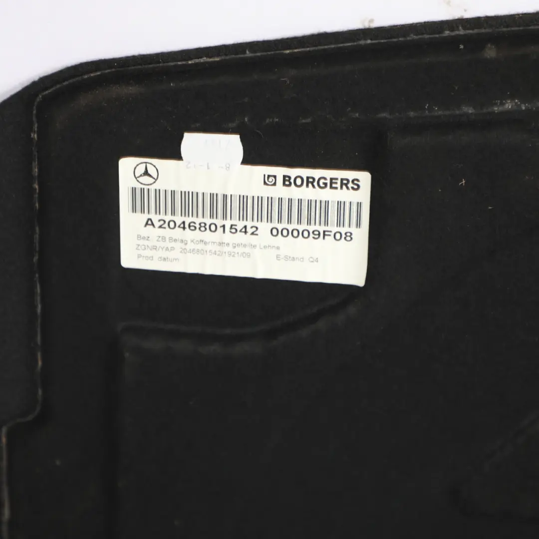 Boot Trunk Floor Saloon Liner Trim Carpet Well Cover to Mercedes W204 with Part number A2046801542 Mercedes W204 Boot Trunk Floor Saloon Liner Trim Carpet Well Cover - SKU A2046801542 - Part number A2046801542