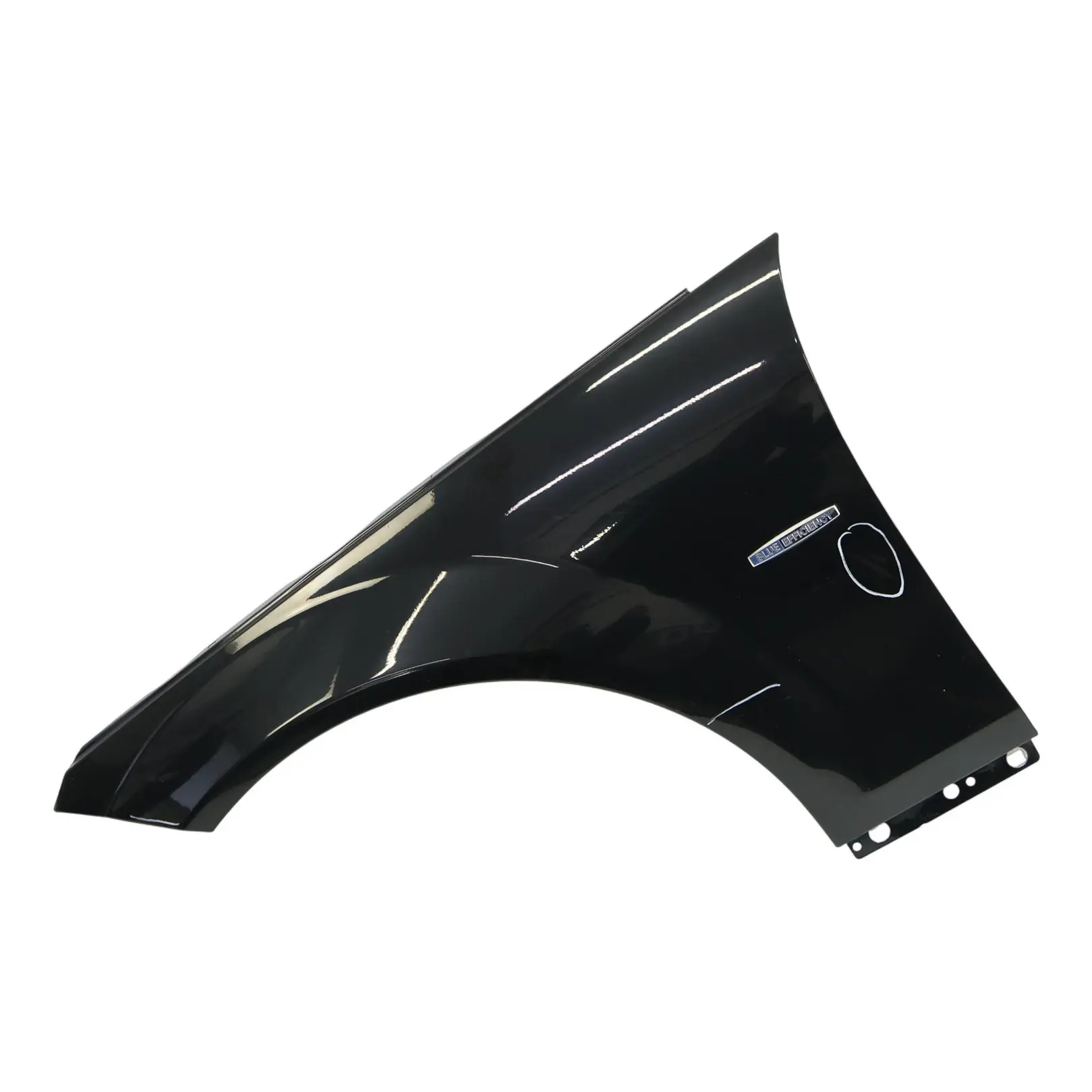 Mercedes W204 Side Wing Panel Fender Front Left N/S Obsidian Black Metallic 197