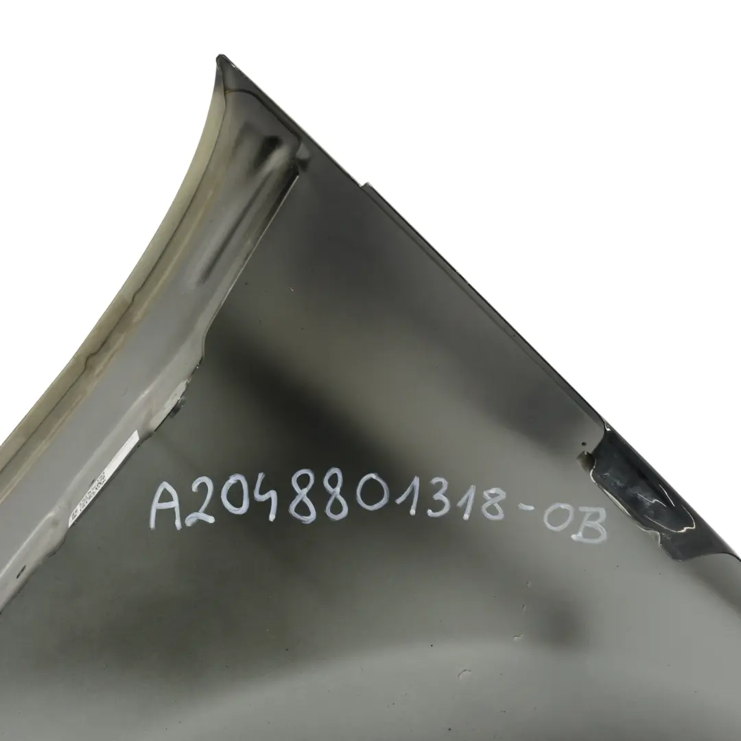 Mercedes W204 Seitenflügel Vorne Links Kotflügel Obsidianschwarz 197 - SKU A2048801318-OB - Teilenummer A2048801318