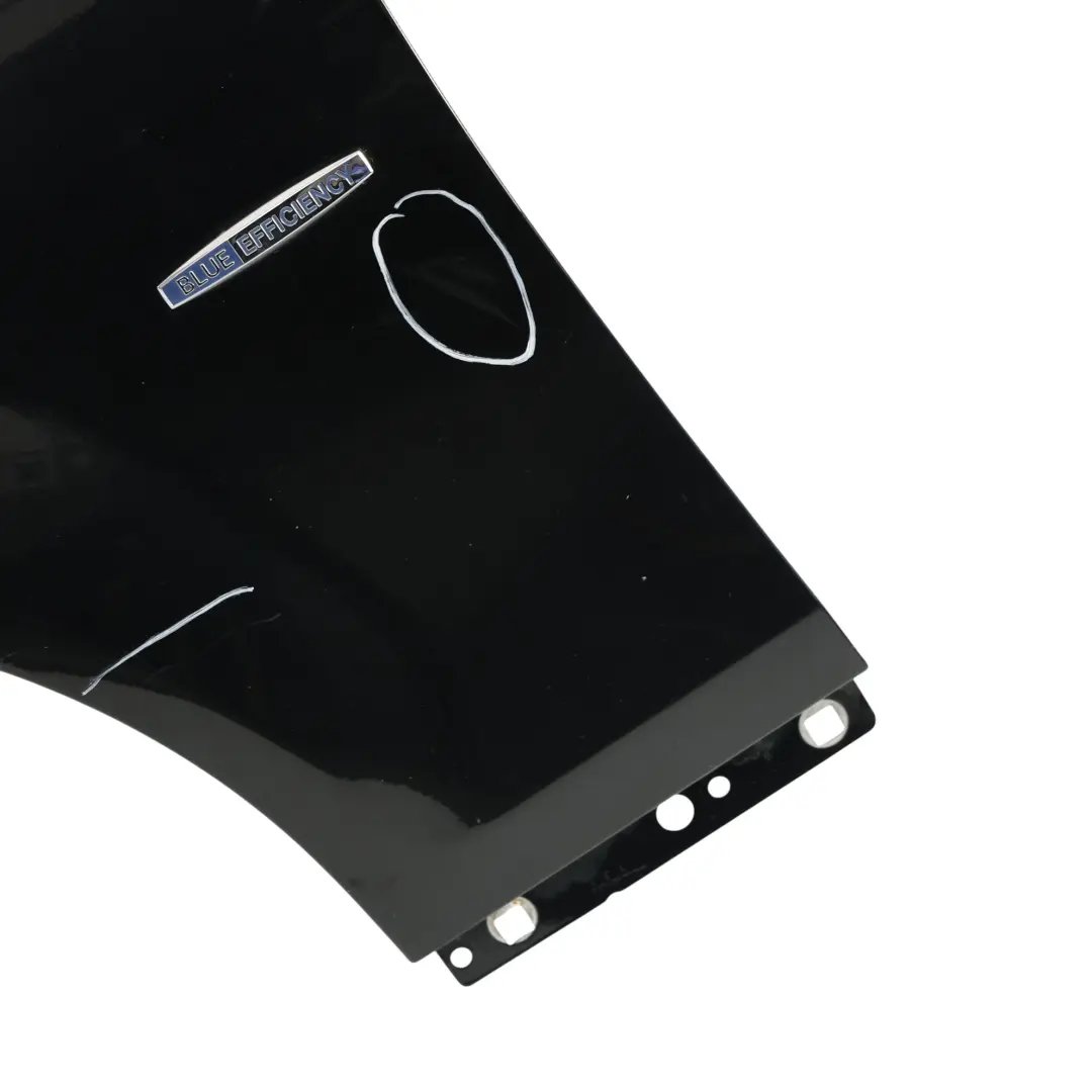 Mercedes W204 Side Wing Panel Fender Front Left N/S Obsidian Black Metallic 197 - SKU A2048801318-OB - Part number A2048801318