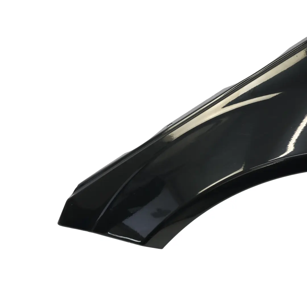 Mercedes W204 Side Wing Panel Fender Front Left N/S Obsidian Black Metallic 197 - SKU A2048801318-OB - Part number A2048801318