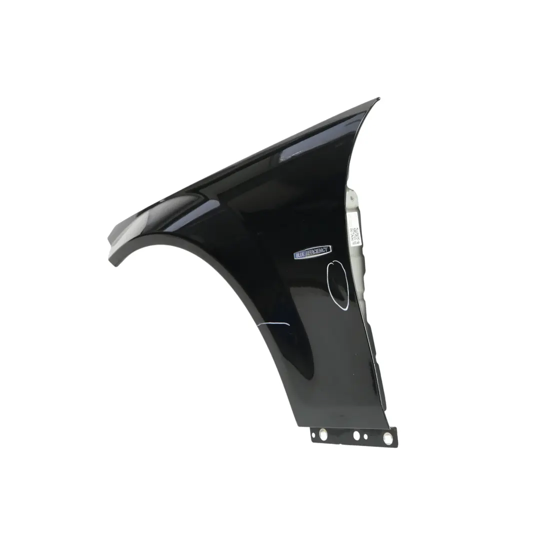 Mercedes W204 Side Wing Panel Fender Front Left N/S Obsidian Black Metallic 197 - SKU A2048801318-OB - Part number A2048801318