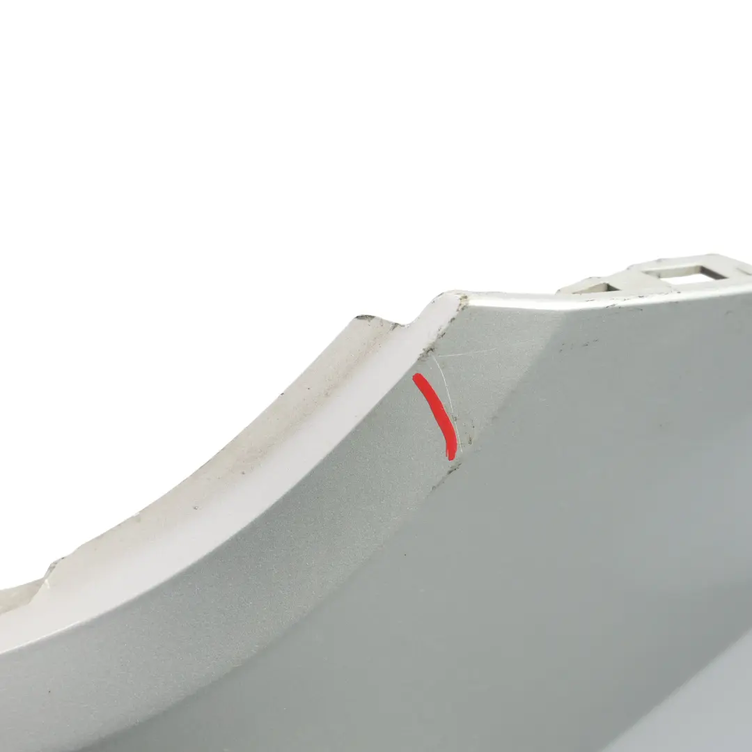 Mercedes W204 Rear Bumper Avantgarde Trim Panel Iridium Silver Metallic - 775 - SKU A2048807540-IRS - Part number A2048807540