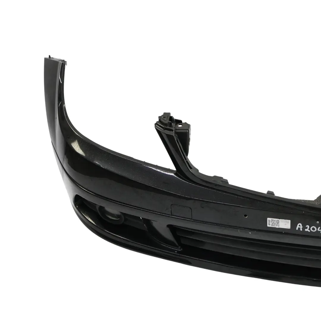 Front Bumper Trim Panel Cover Obsidian Black Metallic - 197 to Mercedes W204 with Part number A2048850025 Mercedes W204 Front Bumper Trim Panel Cover Obsidian Black Metallic - 197 - SKU A2048850025-OB - Part number A2048850025