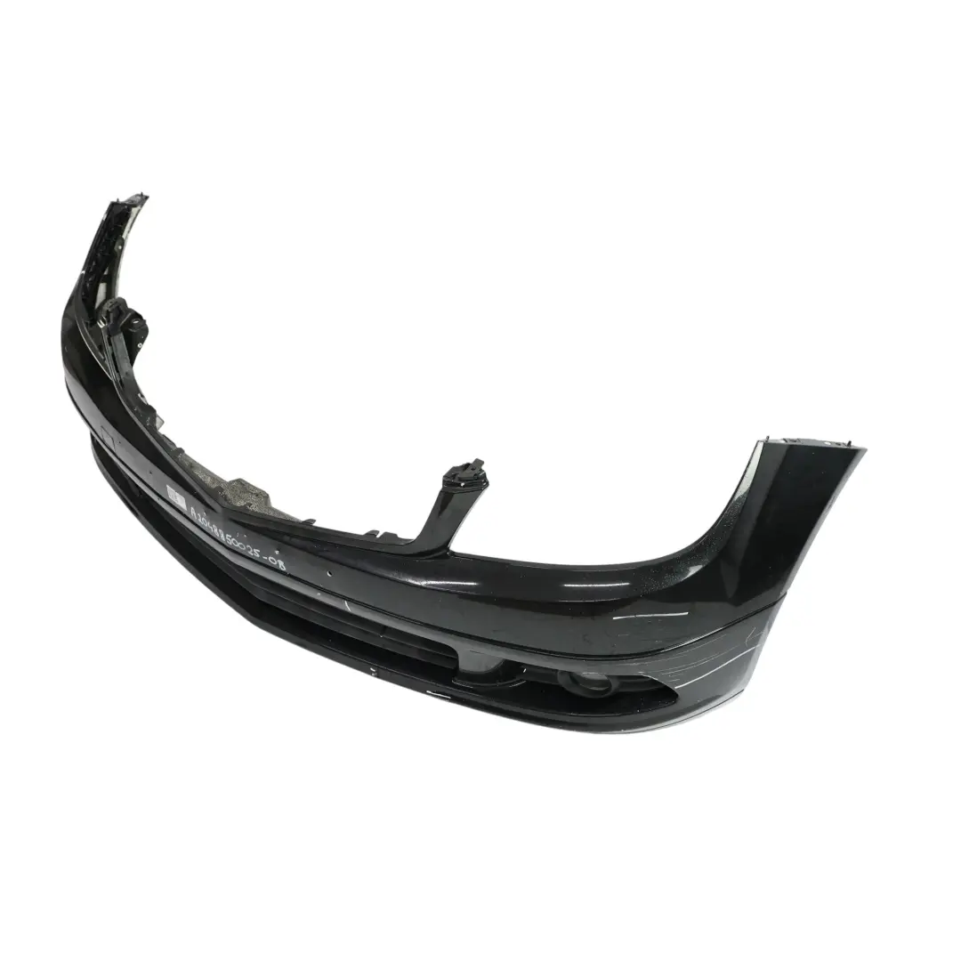 Front Bumper Trim Panel Cover Obsidian Black Metallic - 197 to Mercedes W204 with Part number A2048850025 Mercedes W204 Front Bumper Trim Panel Cover Obsidian Black Metallic - 197 - SKU A2048850025-OB - Part number A2048850025