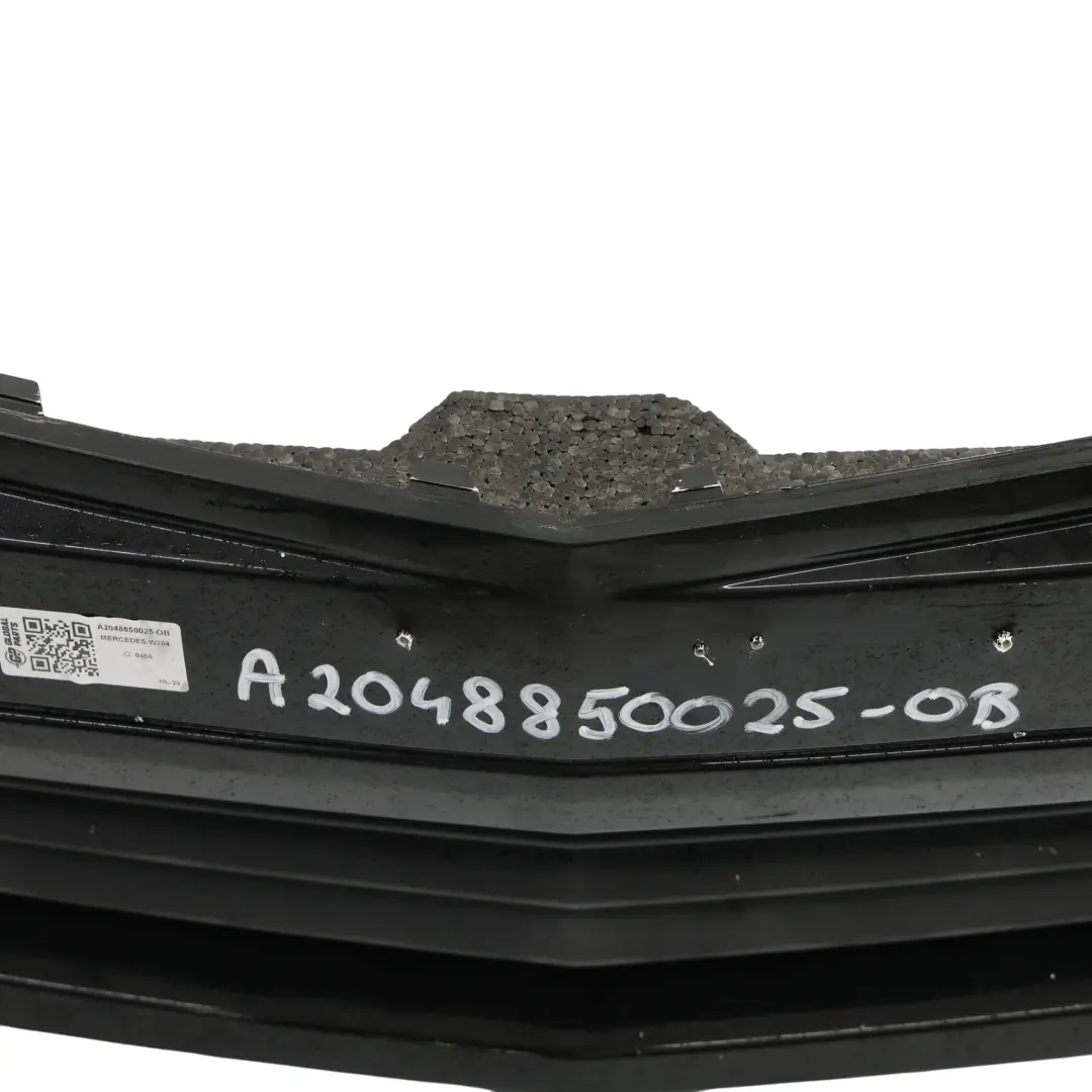 Front Bumper Trim Panel Cover Obsidian Black Metallic - 197 to Mercedes W204 with Part number A2048850025 Mercedes W204 Front Bumper Trim Panel Cover Obsidian Black Metallic - 197 - SKU A2048850025-OB - Part number A2048850025