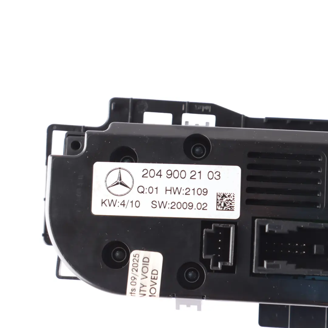 Heater Climate Control Unit Switch Button Knob Panel to Mercedes W204 with Part number A2049002103 Mercedes W204 Heater Climate Control Unit Switch Button Knob Panel - SKU A2049002103-1 - Part number A2049002103