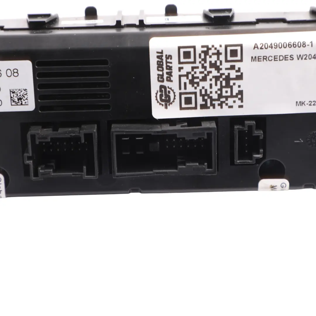 Conditioning Unit Control Switch Panel Module to Mercedes W204 Air with Part number A2049006608 Mercedes W204 Air Conditioning Unit Control Switch Panel Module - SKU A2049006608-1 - Part number A2049006608