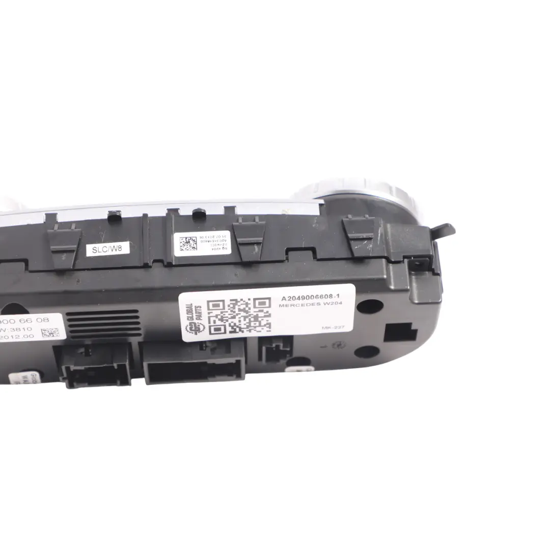 Conditioning Unit Control Switch Panel Module to Mercedes W204 Air with Part number A2049006608 Mercedes W204 Air Conditioning Unit Control Switch Panel Module - SKU A2049006608-1 - Part number A2049006608