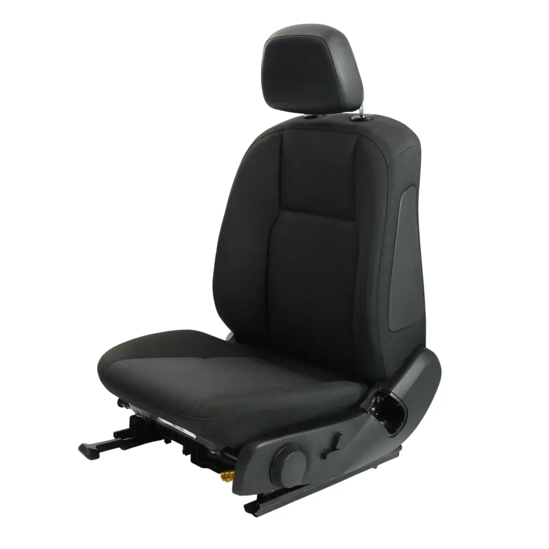 Mercedes W204 Fotel Lewy Przód Przedni Materiał Aberdeen Czarny - SKU A2049100347-3 - Numer Części A2049100347