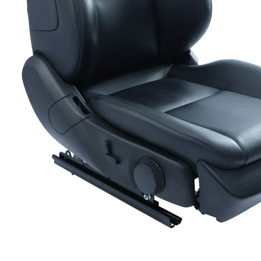 Mercedes W204 Front Seat Sport Electric Heated Black Leather Right O/S - SKU A2049101493-1 - Part number A2049101493