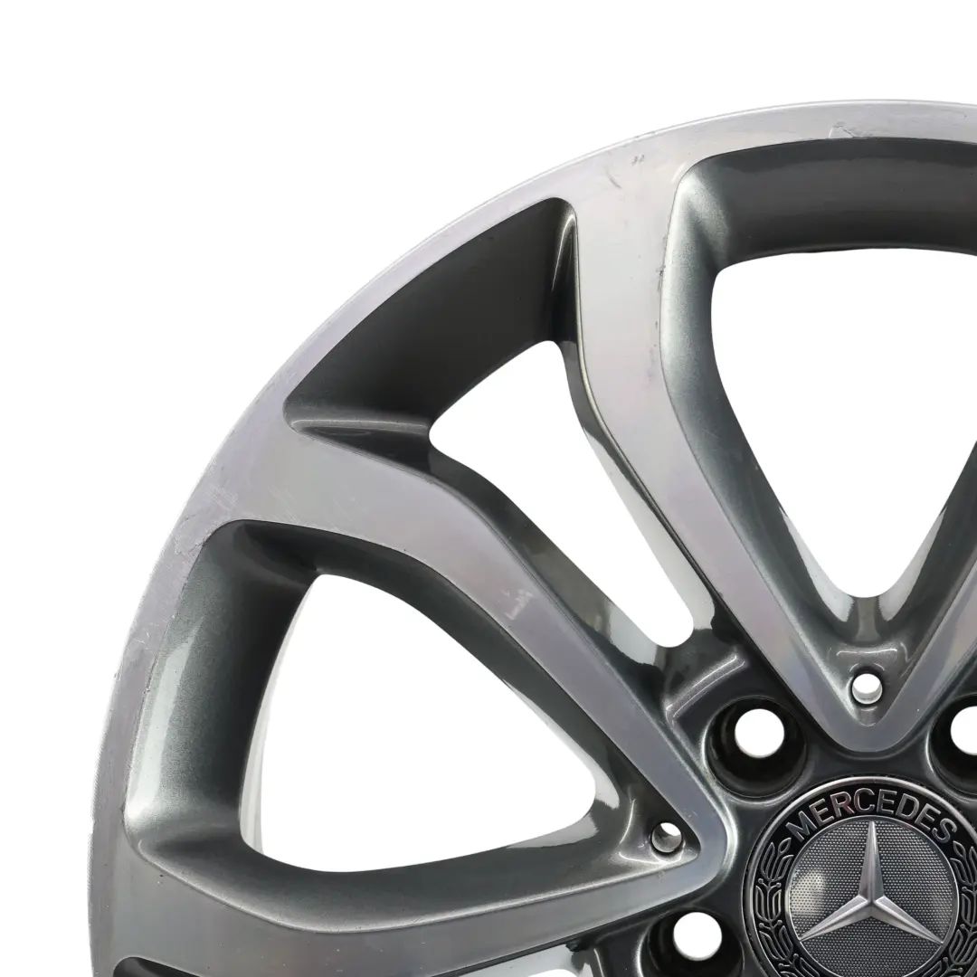 Mercedes W205 Alloy Wheel Rim 5 Double Spoke 17" 7J ET:48,5 - SKU A2054010200-3 - Part number A2054010200