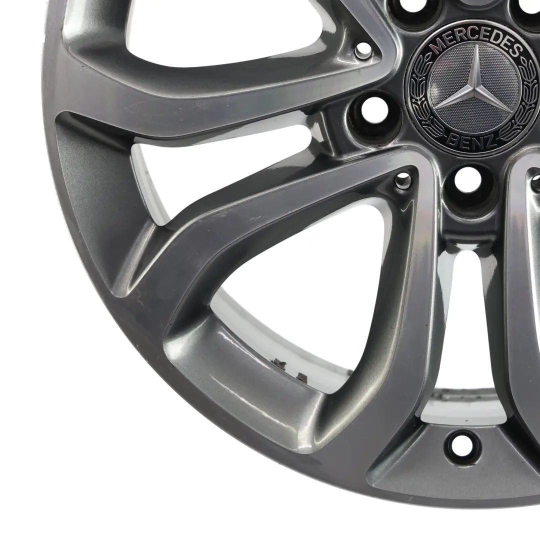 Mercedes W205 Jante Alliage 5 Branches Doubles 17" 7J ET:48,5 - SKU A2054010200-3 - Numéro de pièce A2054010200